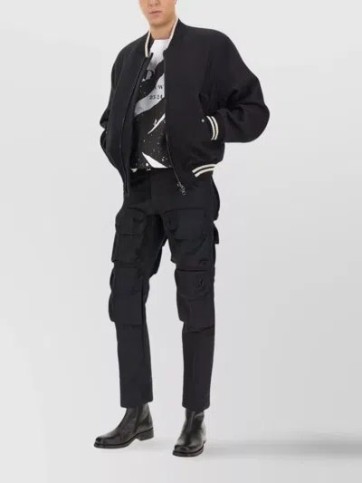 Dries Van Noten Graphic Logo Crew Neck T-shirt In Black