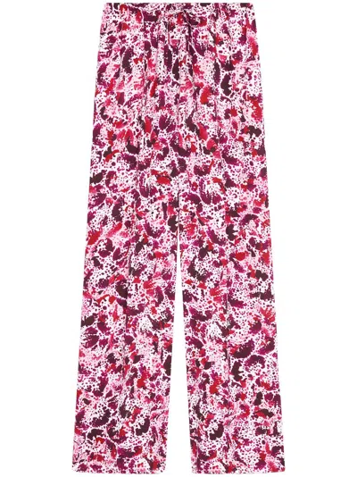 DRIES VAN NOTEN GRAPHIC-PRINT TROUSERS
