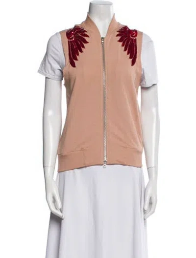 Pre-owned Dries Van Noten Graphic Print Vest In Blue