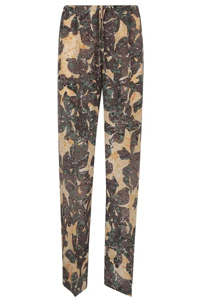 Dries Van Noten Puvis Bis Long 1082 W.w.pants In Multi