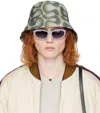 Dries Van Noten Gray & Khaki Gilly Bucket Hat In 606 Khaki