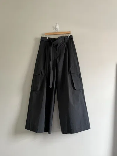 Pre-owned Dries Van Noten Gray Belted Cargo