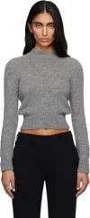 Dries Van Noten Gray Fitted Sweater In Multi