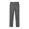Dries Van Noten Wool Pinstriped Pants 4 Pockets In Grey