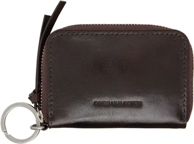 Dries Van Noten Gray Zip Wallet