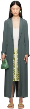 Dries Van Noten Green Bingo Coat In 506 Raf