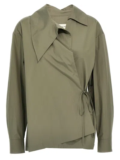 DRIES VAN NOTEN GREEN CEDO SHIRT