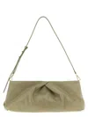 Dries Van Noten Large Textured Clutch Adjustable Strap In Green