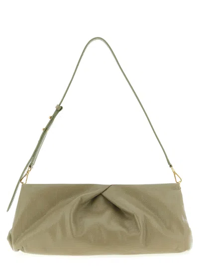 DRIES VAN NOTEN GREEN CRISP CLUTCH