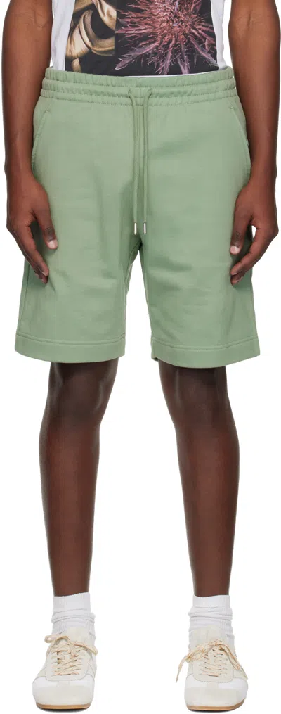 Dries Van Noten Green Drawstring Shorts