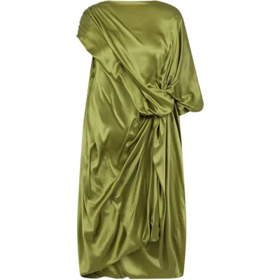 DRIES VAN NOTEN DRIES VAN NOTEN GREEN DRESSES - DAY DRESSES WOMEN