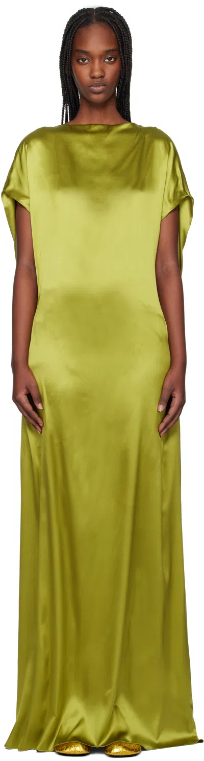 Dries Van Noten Floor-length Dress In Green