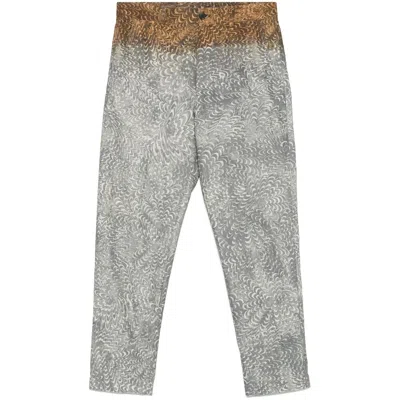 Dries Van Noten Grey Trousers - Tapered Trousers Men In Gray