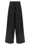 Dries Van Noten Pleated Drawstring Track Pants In Black