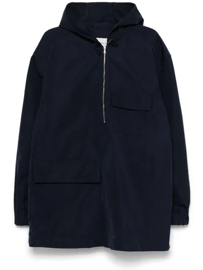 Dries Van Noten Windbreaker Mit Kapuze In Blau