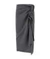 Dries Van Noten Hanam Skirt In Gray