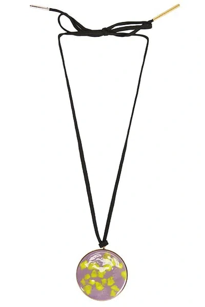 Dries Van Noten Handmade Pendant Necklace In Black