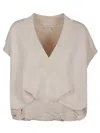 Dries Van Noten Sweatshirt Vest In Ecru