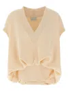 Dries Van Noten Sweatshirt Vest In Beige