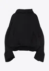 Dries Van Noten Women Hannett Cotton Hoodie In Black