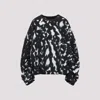 Dries Van Noten Hannet Sweater Abstract Pattern In Black
