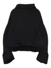 Dries Van Noten Women Hannett Cotton Hoodie In Black
