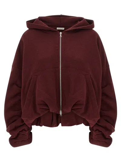 Dries Van Noten Hannett Hoodie In Burgundy