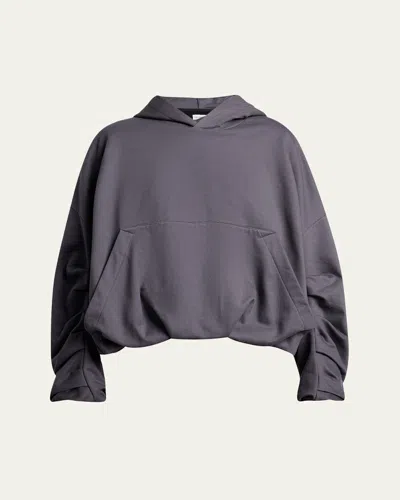 Dries Van Noten Hannett Oversized Hooded Sweatshirt In Purple