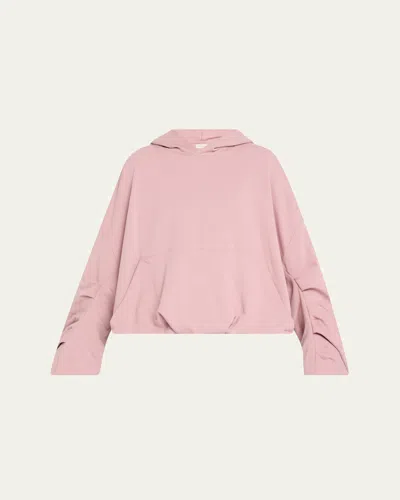 DRIES VAN NOTEN HANNETT PINTUCK OVERSIZED HOODIE