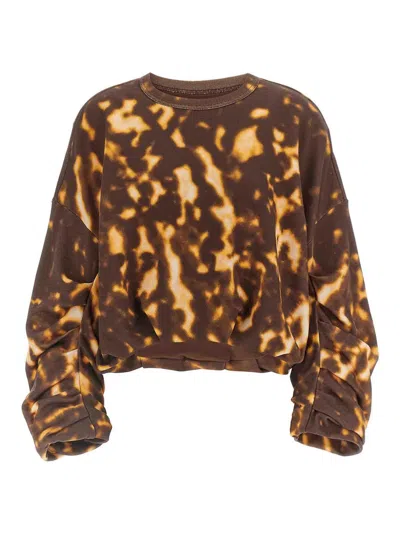 Dries Van Noten Hannett Sweatshirt In Brown