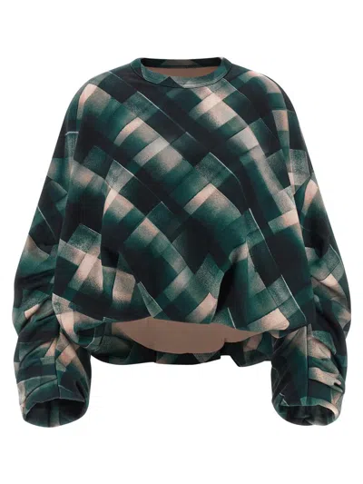 Dries Van Noten Hannett Sweatshirt In Green