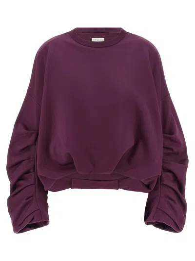 Dries Van Noten Hannett Sweatshirt Purple In Brown