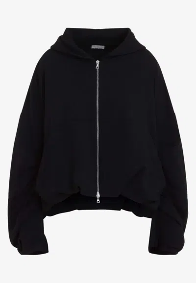 Dries Van Noten Hannett Tris Hooded Sweatshirt In Black