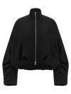 Dries Van Noten Women Haqua Cotton Bomber Jacket In Black