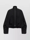 Dries Van Noten Women Haqua Cotton Bomber Jacket In Black