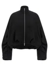 Dries Van Noten Women Haqua Cotton Bomber Jacket In Black