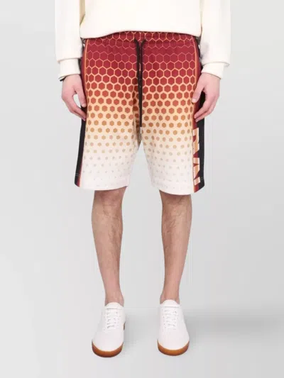 DRIES VAN NOTEN HARBOR GRAPHIC PRINT SIDE STRIPE SHORTS