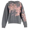 Dries Van Noten Harlee Embroidered-jersey Hoodie In Grey Cotton