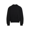 Dries Van Noten Relaxed Fit Black Cotton Sweater