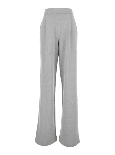 DRIES VAN NOTEN DRIES VAN NOTEN WOMEN "HARTIA" GREY SWEATPANTS IN FABRIC WOMEN