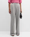 Dries Van Noten Womens Grey Melange Hartia Wide-leg Cotton-jersey Jogging Bottoms In Grey Melange