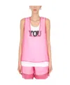 Dries Van Noten Hasche Top In Pink