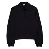 Dries Van Noten Haswell Sweater In Navy Blue In Blu Navy