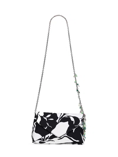 Dries Van Noten Hawaiian Floral Jacquard Clutch In Multicolor