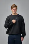 Dries Van Noten Hax Crewneck Sweater In Black