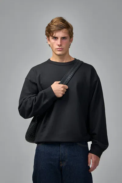 Dries Van Noten Hax Crewneck Sweater In Black