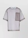 Dries Van Noten Layered Cotton Blend T-shirt With Sheer Overlay