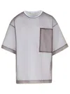 Dries Van Noten Layered Cotton Blend T-shirt With Sheer Overlay