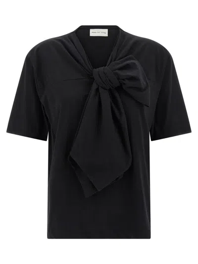 Dries Van Noten Short Sleeve T-shirt In Black