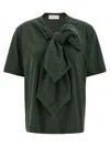 Dries Van Noten Hebitta T-shirt Green In Green